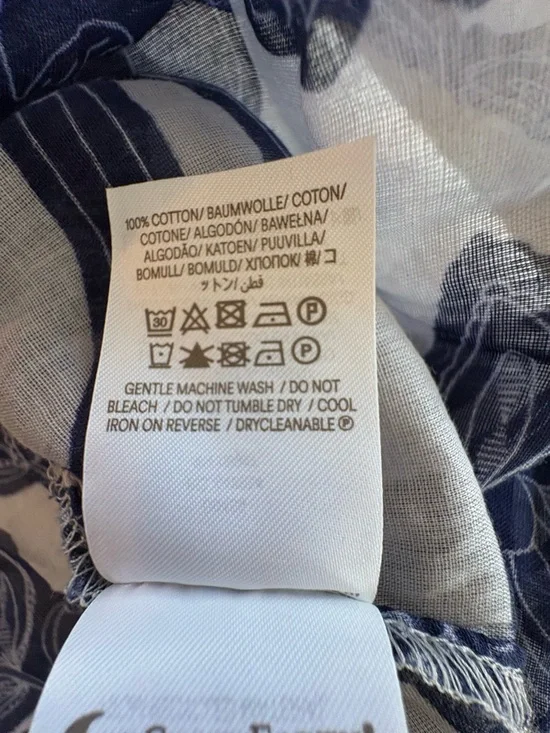 Boden Sarah Maxi Kaftan Blue Ribbon Paisley Whirl 6P - Picture 7 of 12